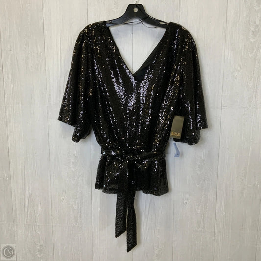 Blouse 3/4 Sleeve By Bold Elements In Black, Size: Xl