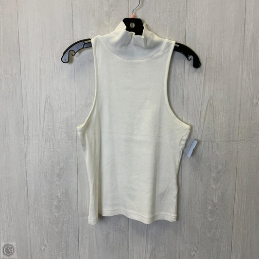 Top Sleeveless Basic By Maeve In White, Size: L