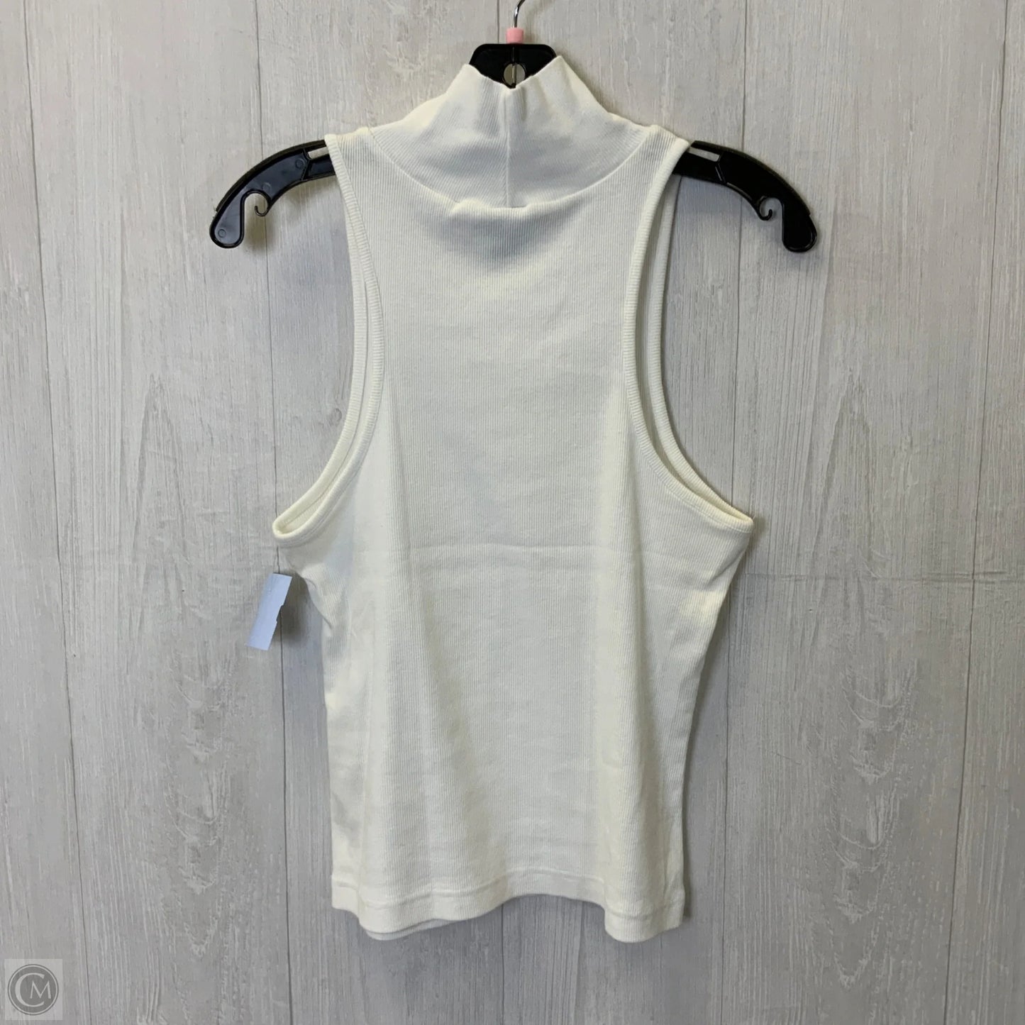 Top Sleeveless Basic By Maeve In White, Size: L