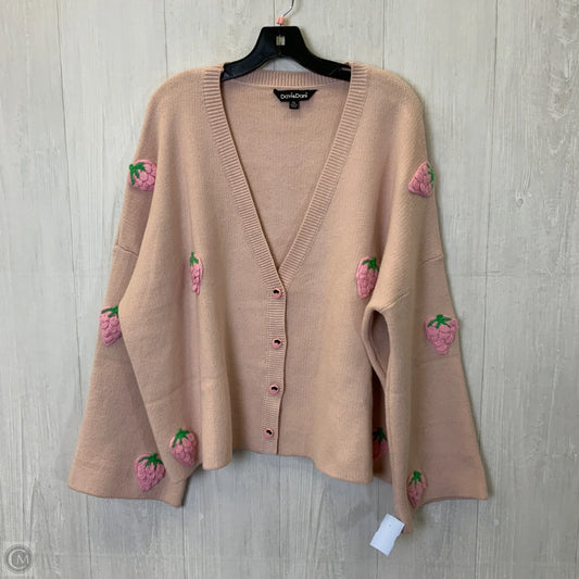 Sweater Cardigan By Davi & Dani In Mauve, Size: 1x