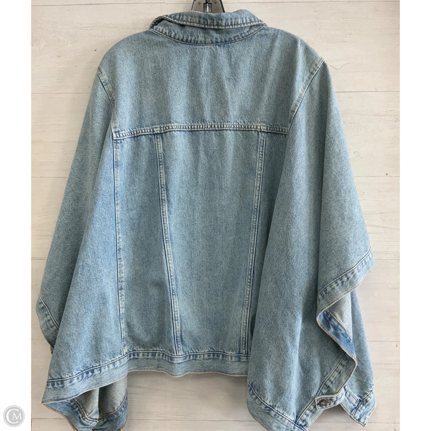 Jacket Denim By Pilcro In Blue Denim, Size: L