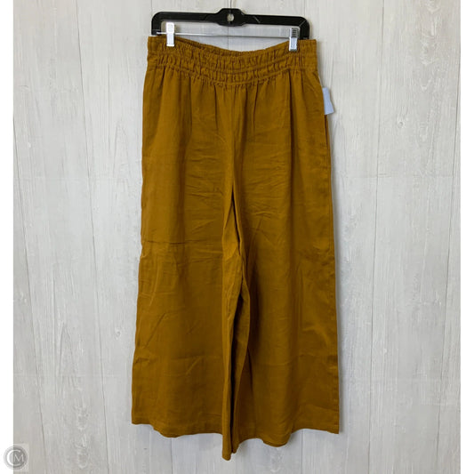 Pants Linen By Anthropologie In Brown, Size: M