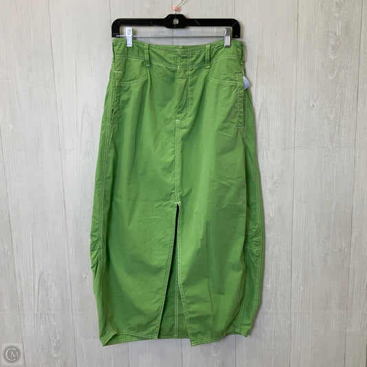 Skirt Maxi By Pilcro In Green, Size: 6