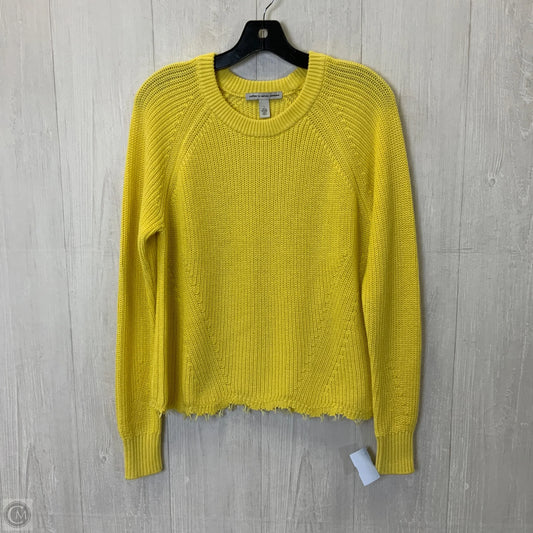 Sweater By Clothes Mentor In Yellow, Size: L