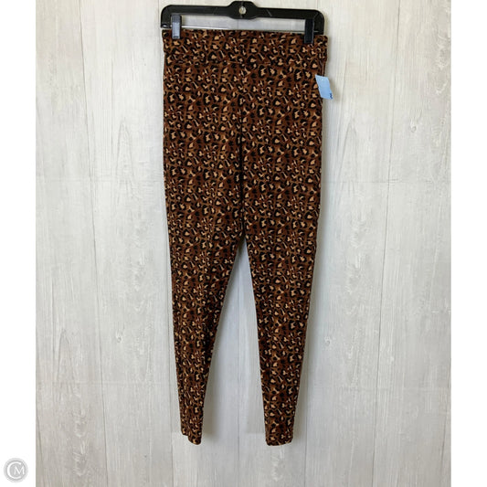 Pants Leggings By Soft Surroundings In Leopard Print, Size: Xs