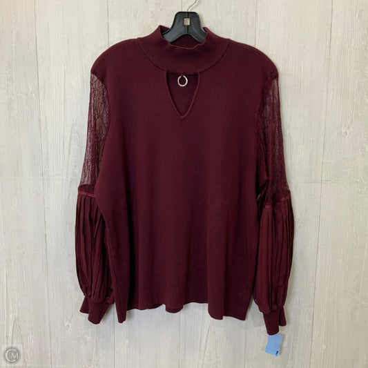 Top Long Sleeve By Belldini In Purple, Size: 2x