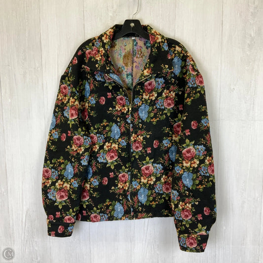 Jacket Shirt By Clothes Mentor In Black, Size: Xxl