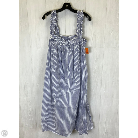 Dress Casual Maxi By J. Crew In Striped Pattern, Size: S