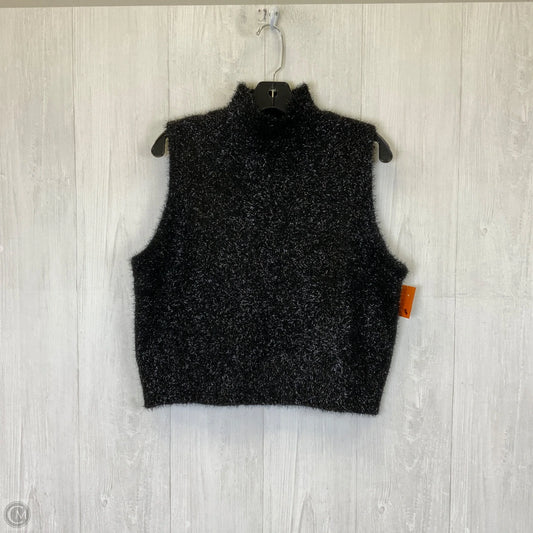 Vest Sweater By J. Crew In Black, Size: L