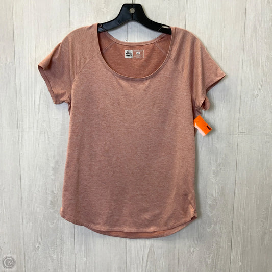Athletic Top Short Sleeve By Rbx In Pink, Size: S
