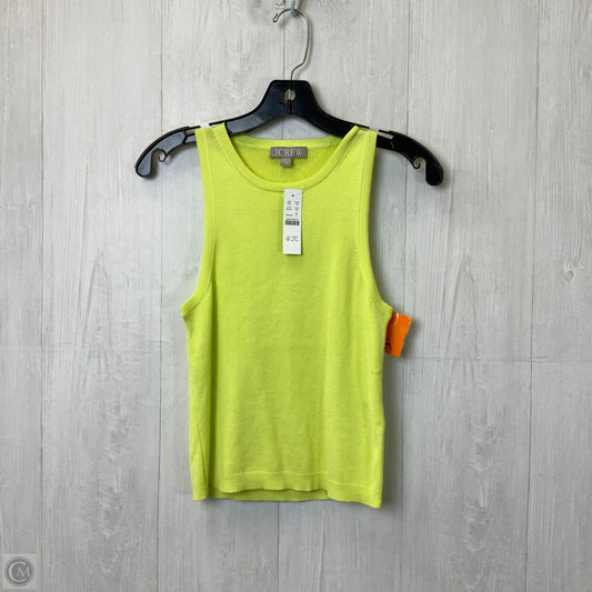Tank Top By J. Crew In Chartreuse, Size: S