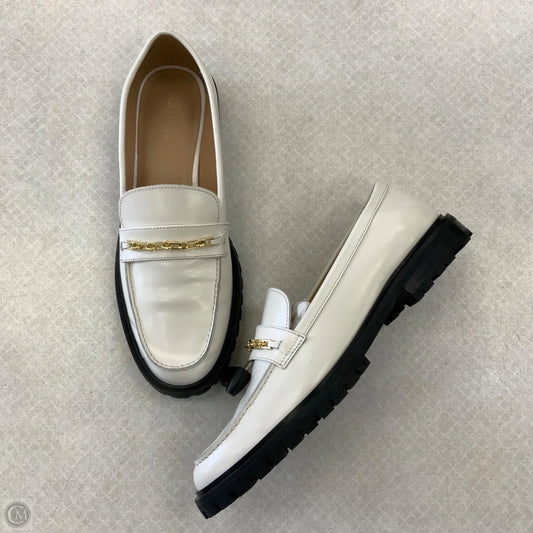 Shoes Flats By Ann Taylor In Black & White, Size: 9