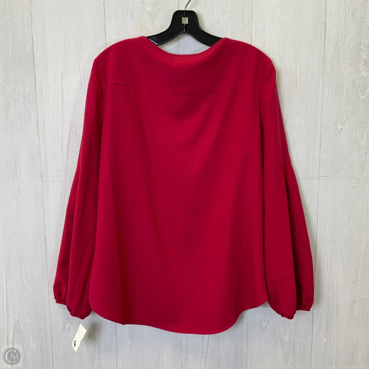 Top Long Sleeve By Bisou Bisou In Pink, Size: L