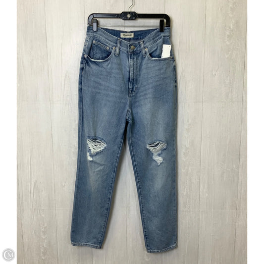 Jeans Straight By Madewell In Blue, Size: 4