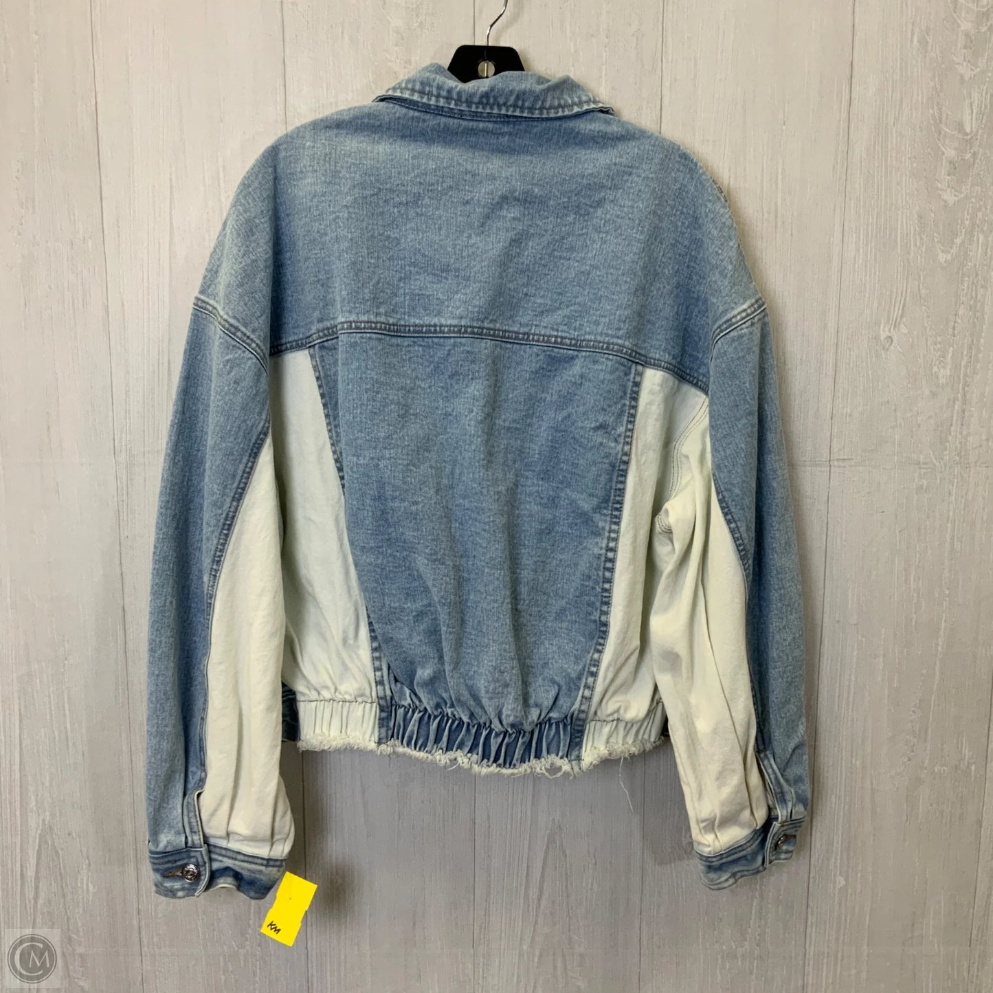 Jacket Denim By Heyson In Blue & White, Size: L