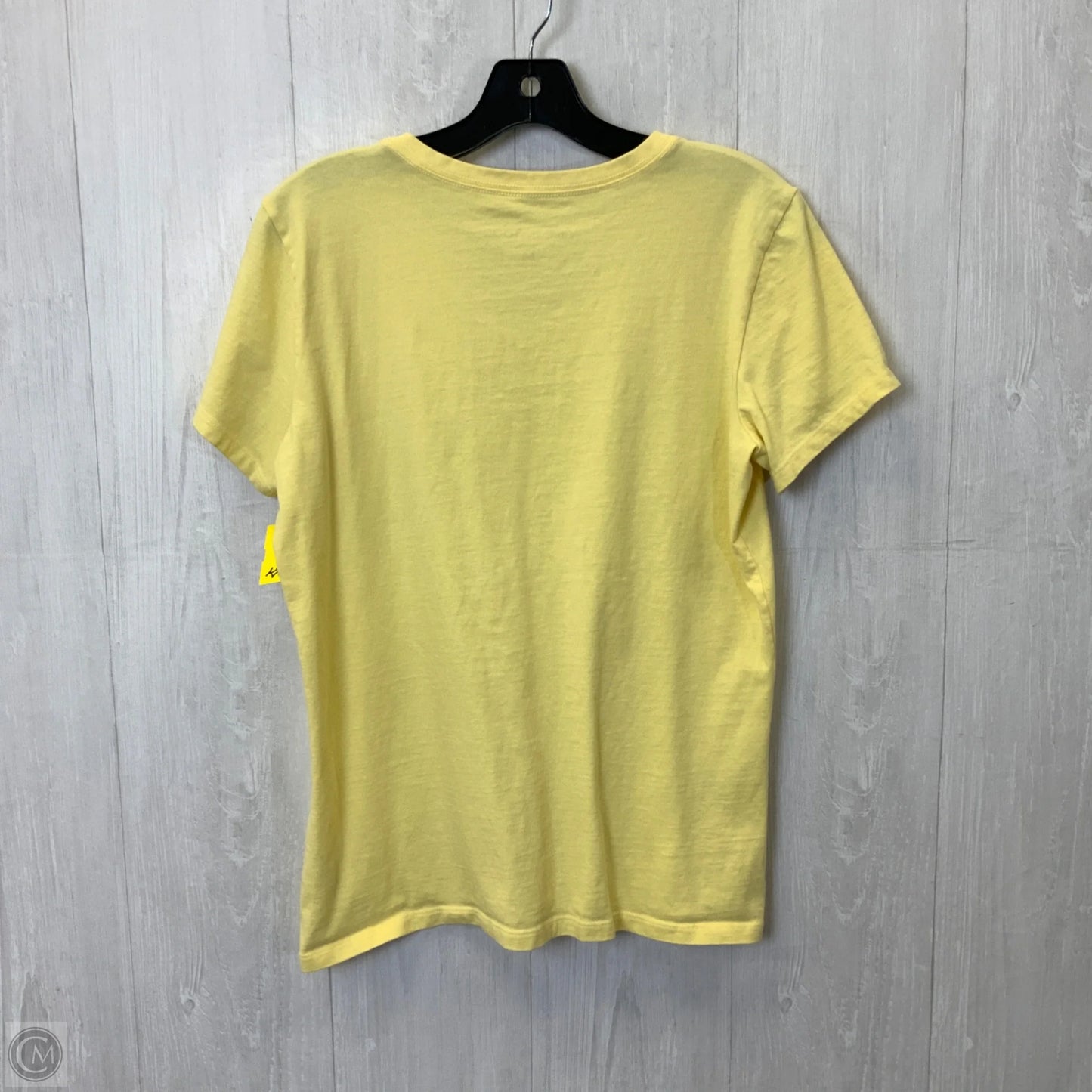 Top Short Sleeve Basic By Life Is Good In Yellow, Size: M