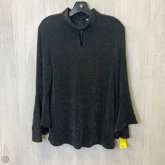 Top Long Sleeve By Nygard Peter In Black, Size: M