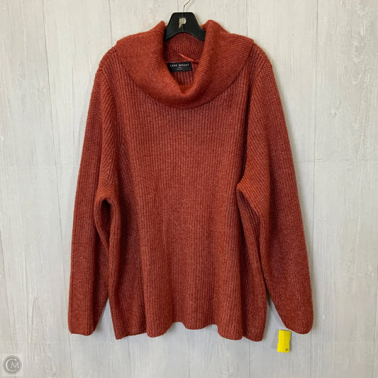 Sweater By Lane Bryant In Red, Size: 4x