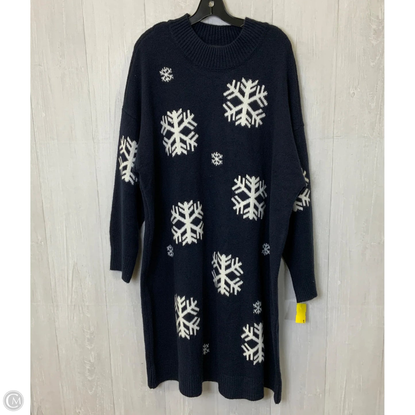 Dress Sweater By Lane Bryant In Navy, Size: 4x