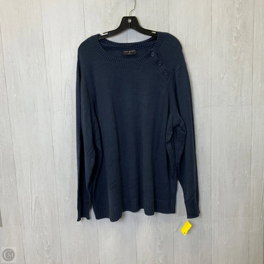Top Long Sleeve Basic By Lane Bryant In Blue, Size: 4x