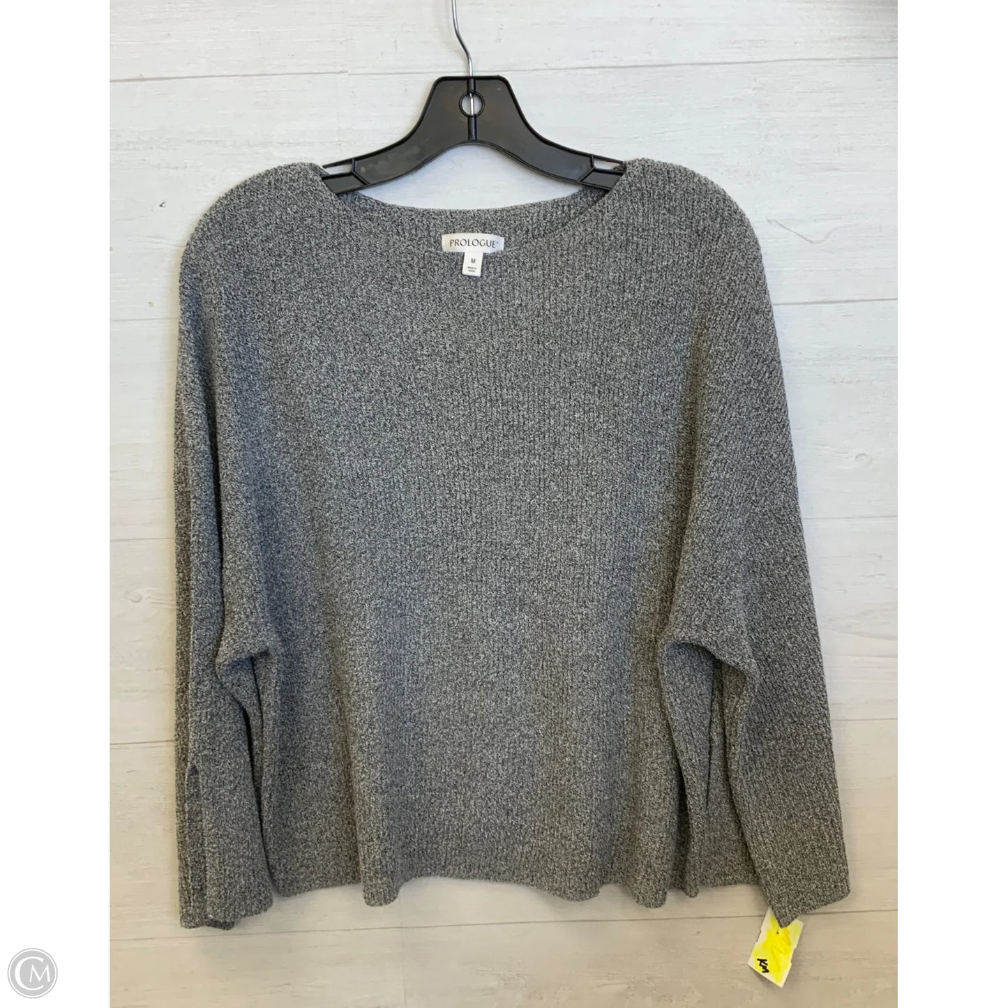Top Long Sleeve Basic By Prologue In Grey, Size: M