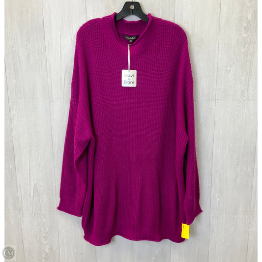 Sweater By Davi & Dani In Purple, Size: 3x