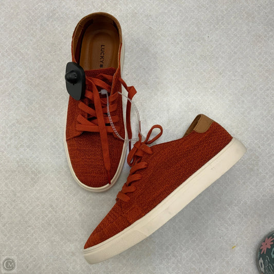 Shoes Flats By Lucky Brand In Orange, Size: 7.5