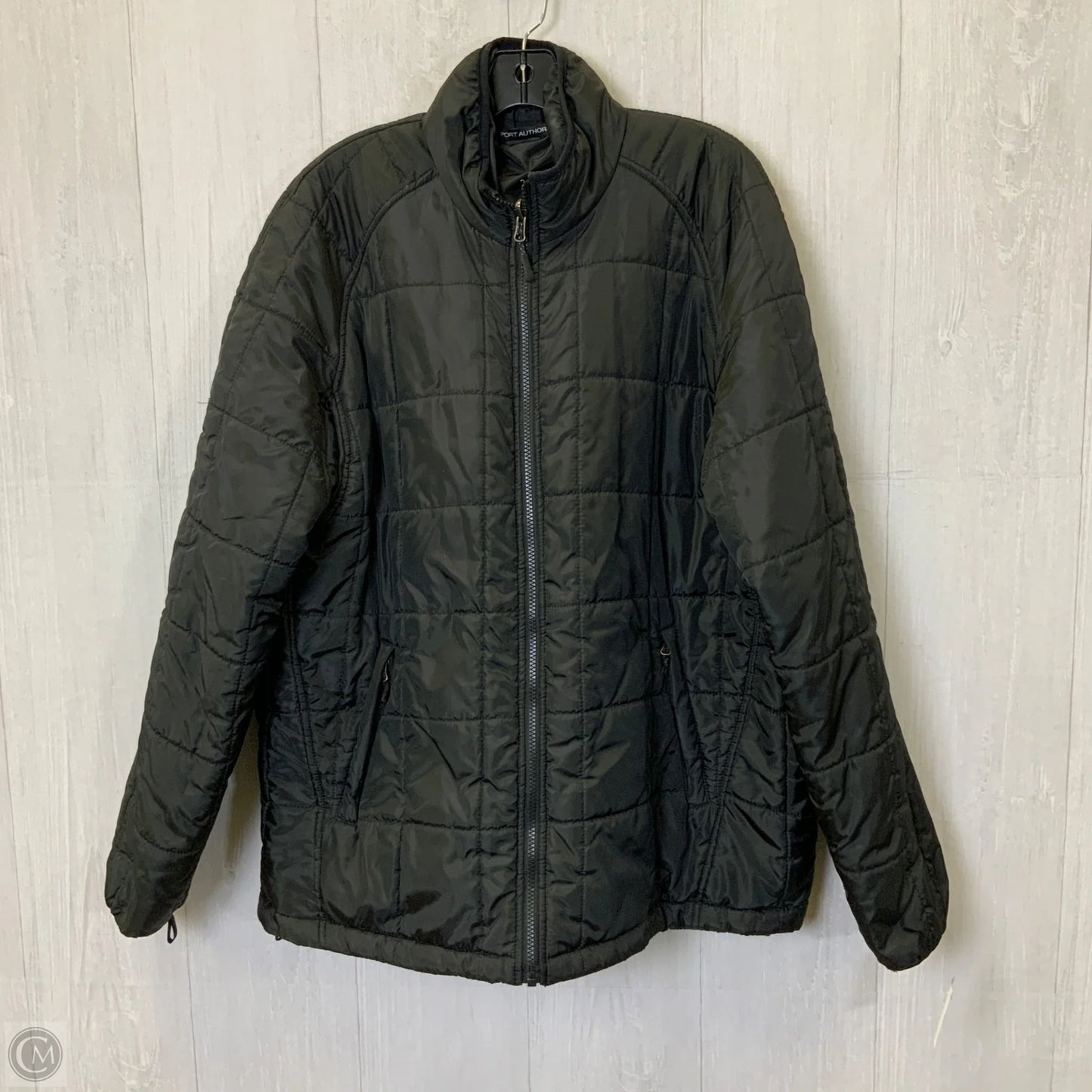 Jacket Puffer & Quilted By Port Authority In Black, Size: L