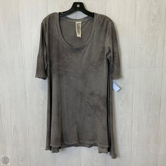 Tunic 3/4 Sleeve By Free People In Grey, Size: M