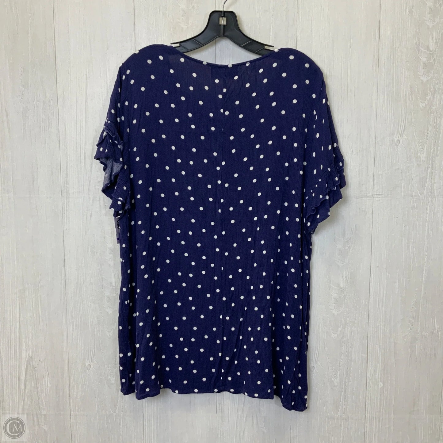 Top Short Sleeve By Lane Bryant In Purple, Size: 2x