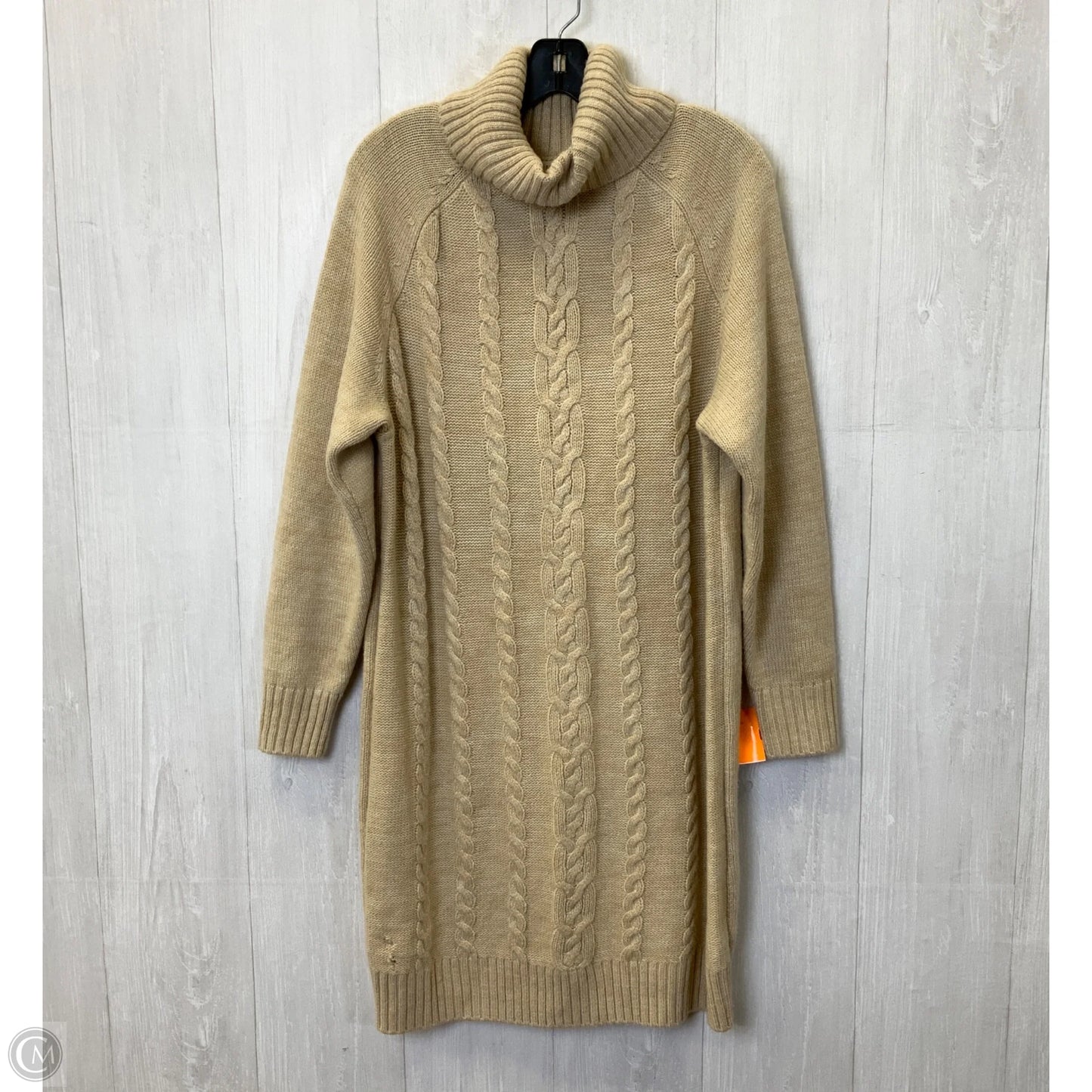 Dress Sweater By Copper Key In Tan, Size: Xl