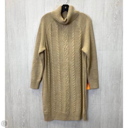 Dress Sweater By Copper Key In Tan, Size: Xl