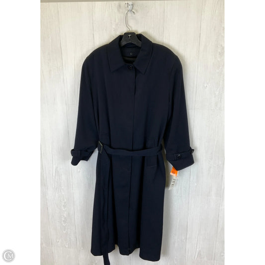 Coat Trench Coat By Preston And New York In Navy, Size: 14p