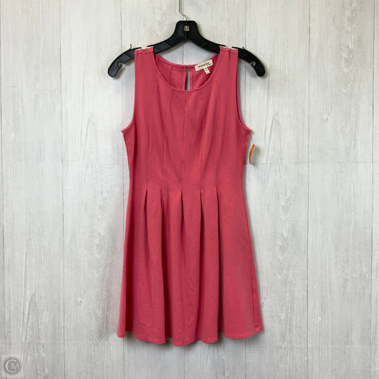 Dress Casual Midi By Monteau In Pink, Size: M