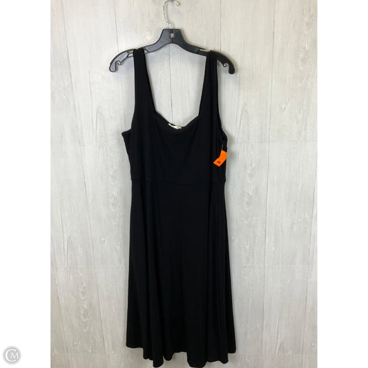 Dress Casual Maxi By Nine Britton In Black, Size: 2x