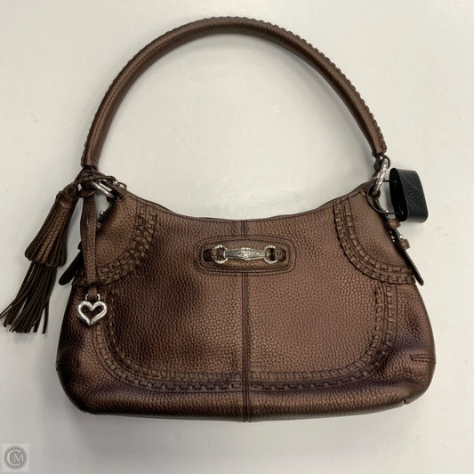 Handbag Leather By Brighton, Size: Medium