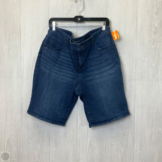 Shorts By Chicos In Blue Denim, Size: 16