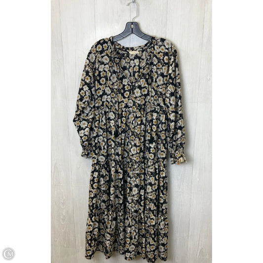 Dress Casual Maxi By Promesa In Black, Size: S