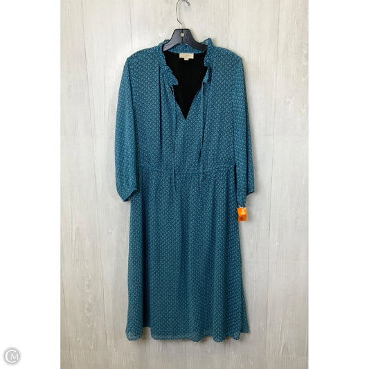 Dress Casual Maxi By Loft In Blue, Size: L