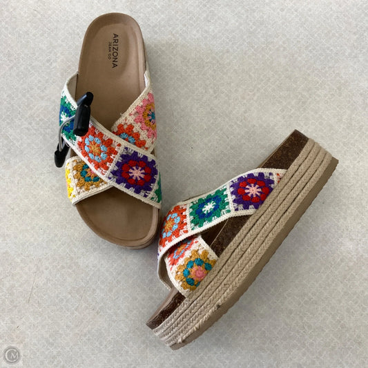 Sandals Flats By Arizona In Multi-colored, Size: 11