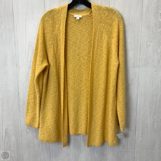 Cardigan By J. Jill In Yellow, Size: M