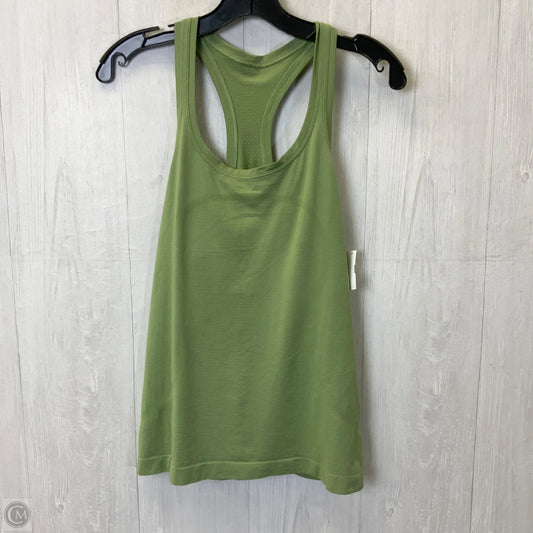 Athletic Tank Top By Lululemon In Green, Size: 8