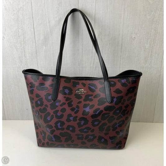 Tote Designer By Coach, Size: Large