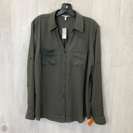 Top Long Sleeve By Maurices In Grey, Size: L