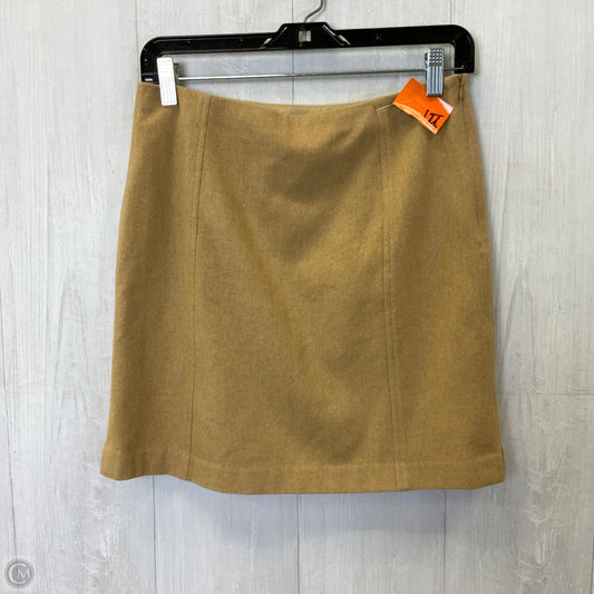 Skirt Mini & Short By Banana Republic In Tan, Size: S