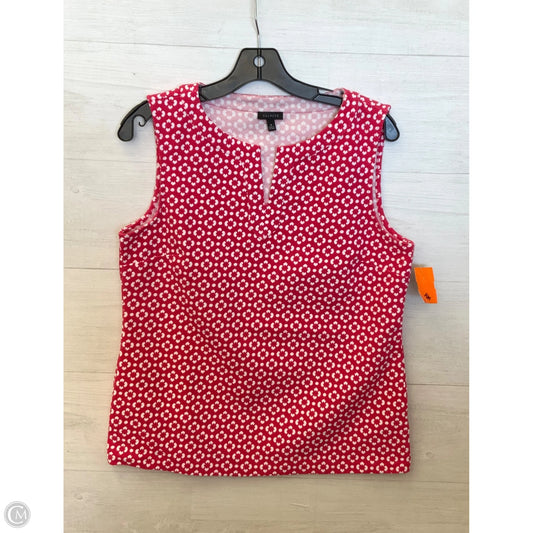 Top Sleeveless By Talbots In Pink, Size: M