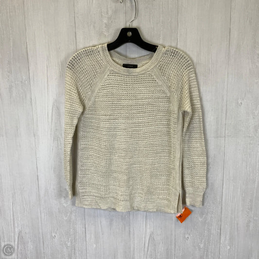 Top Long Sleeve By J. Crew In Cream, Size: Xs