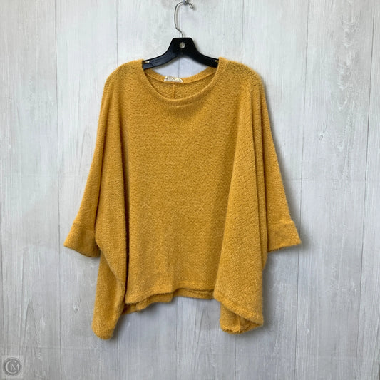 Sweater Short Sleeve By Clothes Mentor In Yellow, Size: Xl