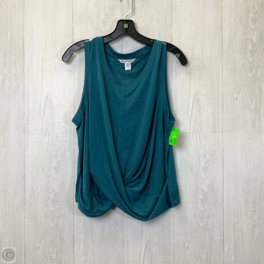 Top Sleeveless By Athleta In Green, Size: 1x