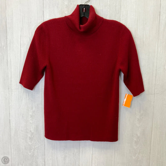 Top Short Sleeve By Jones New York In Red, Size: S